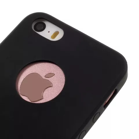 Silikonh&uuml;lle f&uuml;r iPhone 5 5s SE 2016 schwarze H&uuml;lle