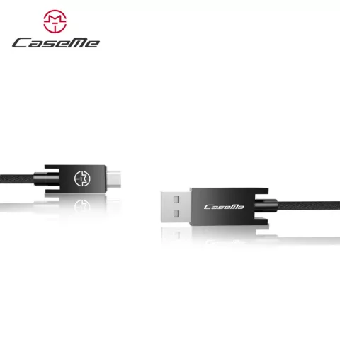 Caseme USB zu Micro USB Kabel 1,2 Meter - Ladekabel schwarz Android