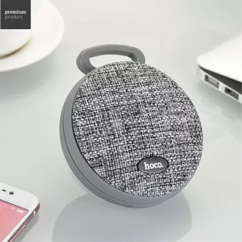 Hoco BS7 Bluetooth Speaker Fabric Grau - Drahtloser Lautsprecher grau