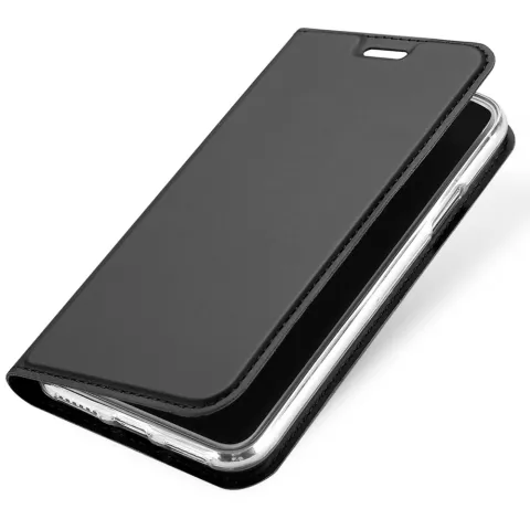 DUX DUCIS Skin Pro Serie - Lederbezug iPhone X XS - grau