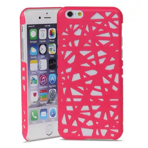 Vogelnest iPhone 6 6s Hartschalenkoffer Vogelnest Design - Pink