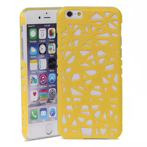 Vogelnest iPhone 6 6s Hartschalenkoffer Vogelnest Design - Gelb