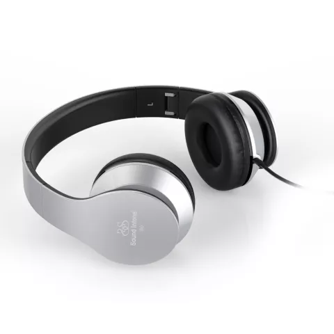 i60 Over-Ear kabelgebundene Stereo-Kopfh&ouml;rer - Mikrofon Metallic Silber