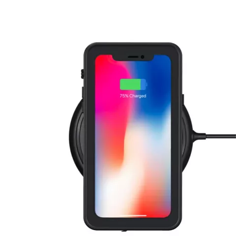 Wasserdichte iPhone X XS H&uuml;lle IP68 wasserdichte H&uuml;lle - Schwarz - Bis zu 2 Meter unter Wasser