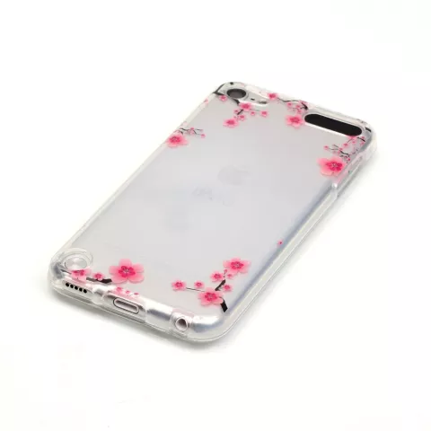 Clear Blossom iPod Touch 5 6 7 TPU-H&uuml;lle - Pink