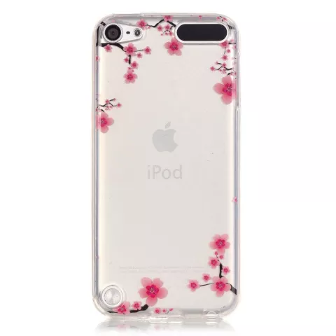 Clear Blossom iPod Touch 5 6 7 TPU-H&uuml;lle - Pink