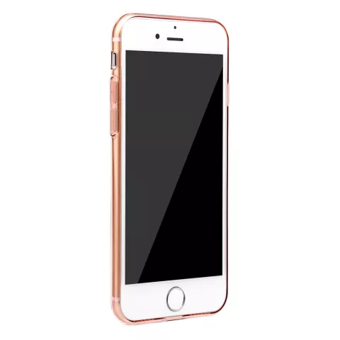 Baseus Simple Series klare iPhone 7 8 SE 2020 SE 2022 H&uuml;lle - Hellrosa