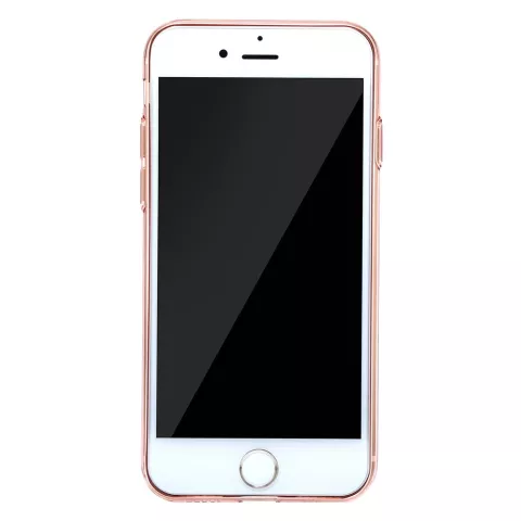 Baseus Simple Series klare iPhone 7 8 SE 2020 SE 2022 H&uuml;lle - Hellrosa