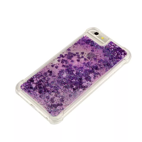 Glitter TPU H&uuml;lle iPhone 6 6s 7 8 SE 2020 SE 2022 H&uuml;lle - Lila