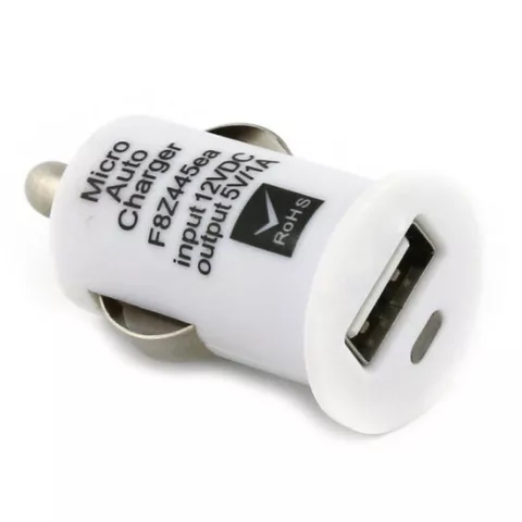 USB Autoladeger&auml;t Autoladeger&auml;t iPhone iPod Ladeadapter Ladeger&auml;t - Weiss