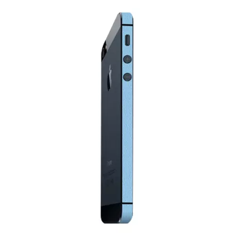 Autoaufkleber iPhone 5 5s SE 2016 Dekor Farbe Rand Haut - Hellblau
