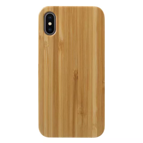 H&ouml;lzerne Bambush&uuml;lle Kompatibel mit iPhone X XS H&uuml;lle - Echtholz