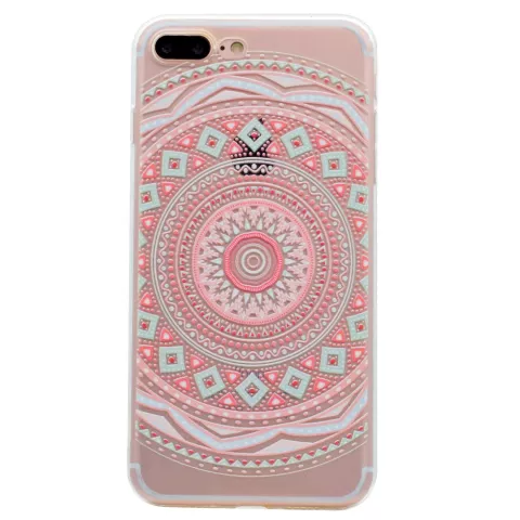 Mandala Fall TPU Muster Fall iPhone 7 Plus 8 Plus - Pastell