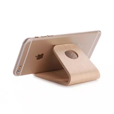 SAMDI Luxus Telefonhalter aus Holz - Holz Standard