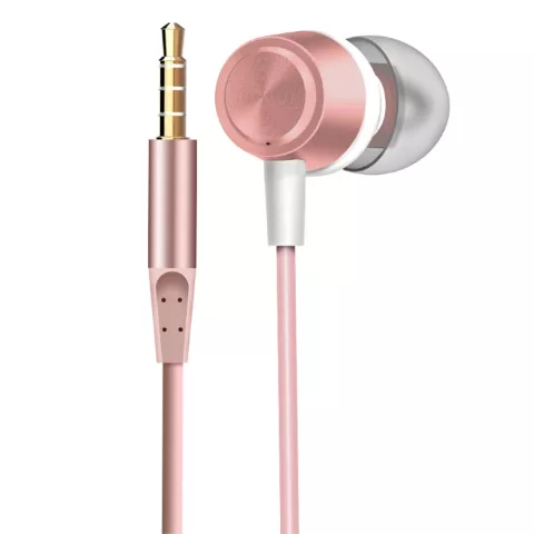 Rose In-Ear bequeme Kopfh&ouml;rer Ger&auml;uschreduzierung Joyroom - Pink