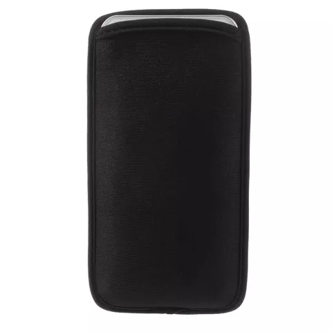 Universelle Einstecktasche aus Neopren f&uuml;r Smartphones - Schwarz