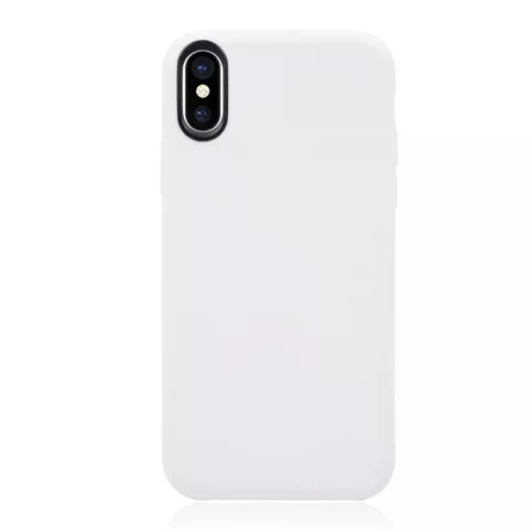 TPU H&uuml;lle flexible H&uuml;lle f&uuml;r iPhone X XS - Weiss