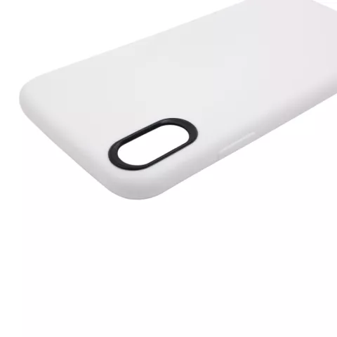 TPU H&uuml;lle flexible H&uuml;lle f&uuml;r iPhone X XS - Weiss