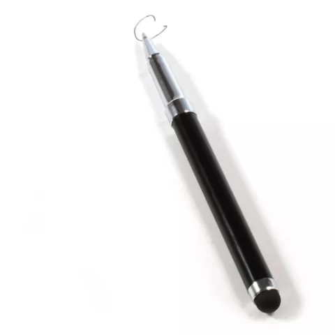 Stift Kugelschreiber 2 in 1 Touchscreen Universal - Schwarz