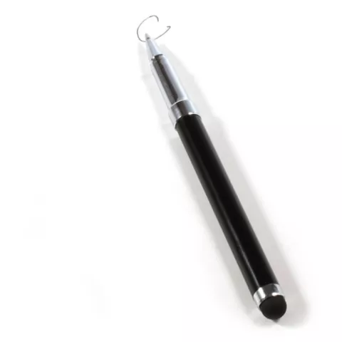 Eingabestift Kugelschreiber 2 in 1 Touchscreen Universal - Schwarz
