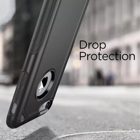 Stossfeste Pro Armor H&uuml;lle f&uuml;r iPhone 7 8 SE 2020 SE 2022 - Schwarze H&uuml;lle