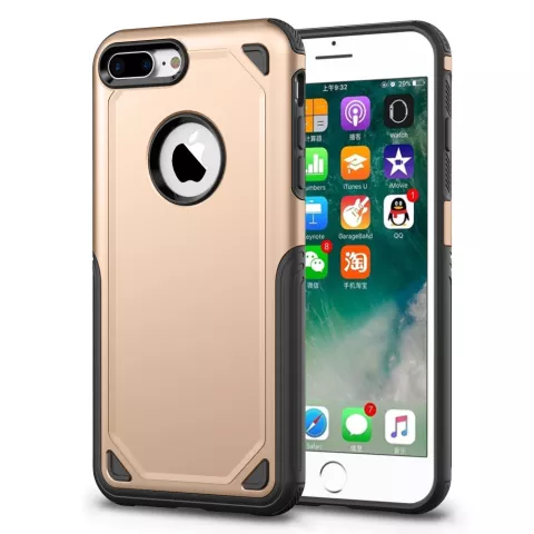 Pro Armor Gold Schutzh&uuml;lle iPhone 7 Plus 8 Plus - Goldh&uuml;lle