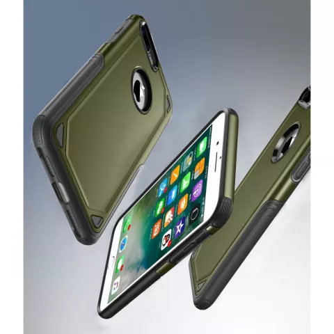 Pro Armor Army Green Schutzh&uuml;lle iPhone 7 Plus 8 Plus - Gr&uuml;ne H&uuml;lle