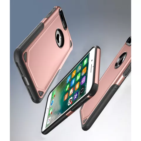 Pro Armor Schutzh&uuml;lle iPhone 7 Plus 8 Plus - Ros&eacute;gold H&uuml;lle