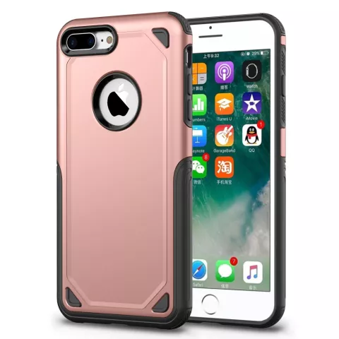 Pro Armor Schutzh&uuml;lle iPhone 7 Plus 8 Plus - Ros&eacute;gold H&uuml;lle