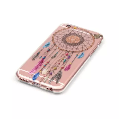 Klare Dreamcatcher iPhone 6 6s TPU H&uuml;lle - Braun