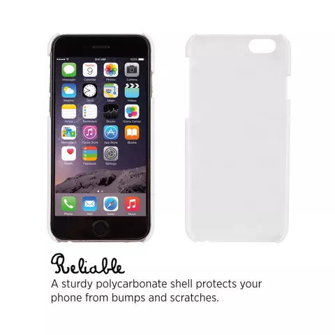 Little Marcel Hard Case iPhone 6 6s H&uuml;lle - Buntes Wei&szlig;