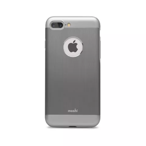 Moshi iGlaze Armor iPhone 7 Plus 8 Plus H&uuml;lle - Aluminiumgrau