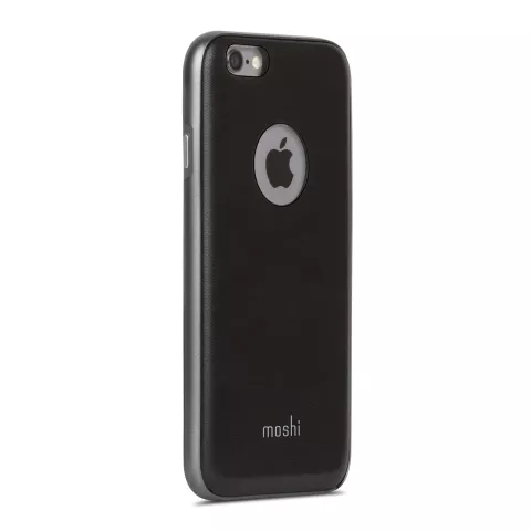 Moshi iGlaze Napa iPhone 6 6s - Schwarzes Leder