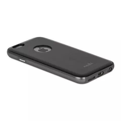 Moshi iGlaze Napa iPhone 6 6s - Schwarzes Leder