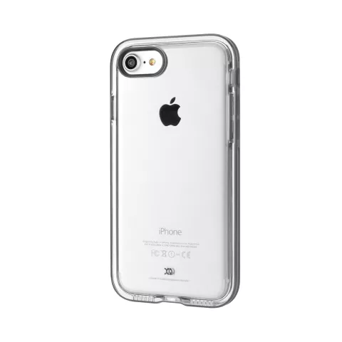 Xqisit Phantom Xplore H&uuml;lle iPhone 7 8 SE 2020 SE 2022 H&uuml;lle - Transparentes Anthrazit