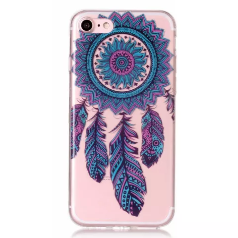 Transparenter Dreamcatcher TPU iPhone 7 8 SE 2020 SE 2022 - Blau Lila