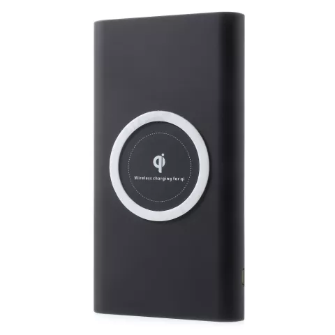 Universal Power Bank und Qi Wireless Charging Pad 10.000 mAh - Schwarz