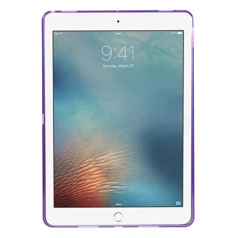 Klare iPad Air 3 (2019) &amp; iPad Pro 10,5 Zoll TPU-H&uuml;lle - Lila