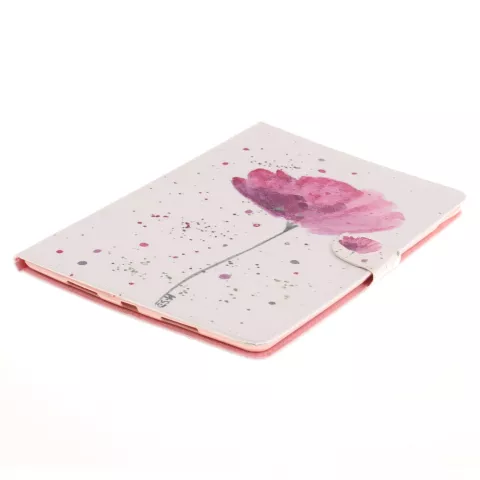 Blume rustikale Flip Cover H&uuml;lle iPad Air 3 (2019) &amp; iPad Pro 10,5 Zoll - Weiss Pink