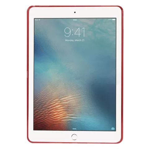 Klare iPad Air 3 (2019) &amp; iPad Pro 10,5 Zoll TPU-H&uuml;lle - Rot