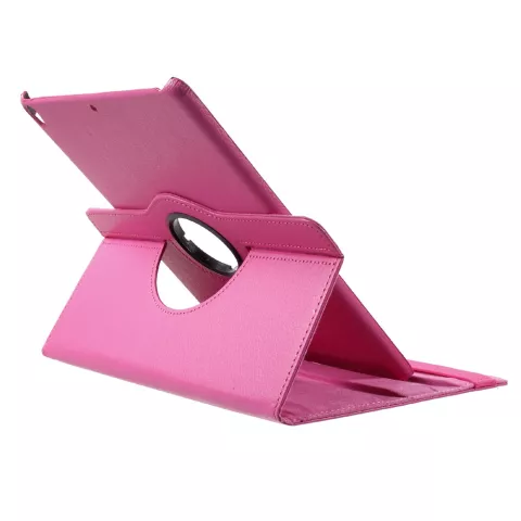 Leder iPad Air 3 (2019) &amp; iPad Pro 10,5 Zoll drehbare H&uuml;lle - Pink Standard