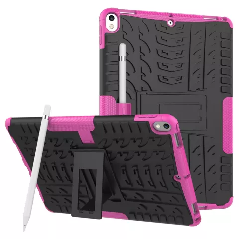 Hybrid TPU Polycarbonat iPad Air 3 (2019) &amp; iPad Pro 10,5 Zoll H&uuml;lle - Pink Profile Standard