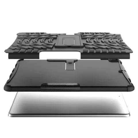 Hybrid TPU Polycarbonat iPad Air 3 (2019) &amp; iPad Pro 10,5 Zoll H&uuml;lle - Black Profile Standard