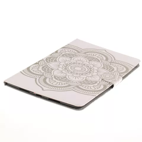 Mandala Leder Geldb&ouml;rse iPad Air 3 (2019) &amp; iPad Pro 10,5 Zoll H&uuml;lle - Weiss Standard