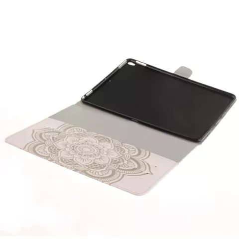 Mandala Leder Geldb&ouml;rse iPad Air 3 (2019) &amp; iPad Pro 10,5 Zoll H&uuml;lle - Weiss Standard