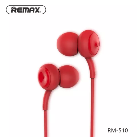 Remax RM-510 Ohrst&ouml;psel In-Ear 3,5 mm verdrahtet - Rotes Mikrofon