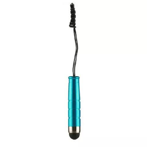 Mini Stylus Stift Kopfh&ouml;reranschluss Aux - Hellblau