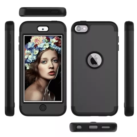 R&uuml;stungsetui iPod Touch 5 6 7 - Schwarzes Etui - Zus&auml;tzlicher Schutz