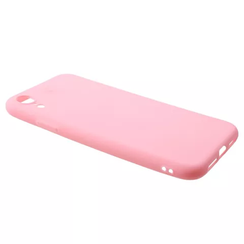 Matte TPU H&uuml;lle Flexibles iPhone XR - Pink