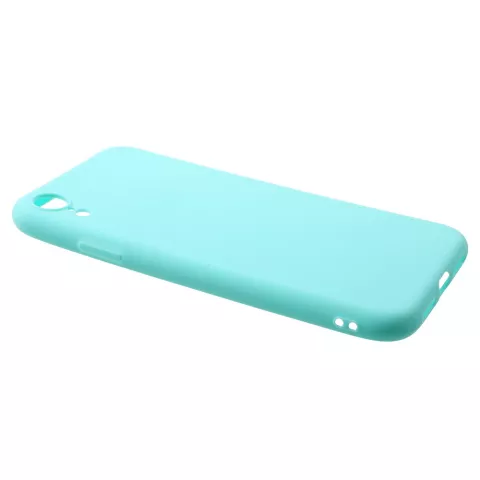 Flexible TPU H&uuml;lle Mat iPhone XR - Cyan